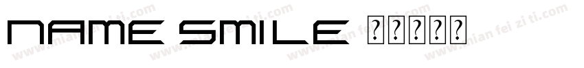 Name Smile字体转换